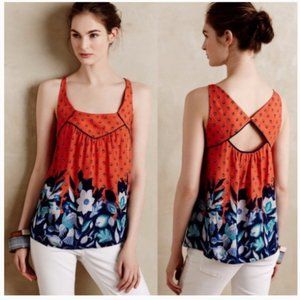 Anthropologie Maeve Printed Tank Top